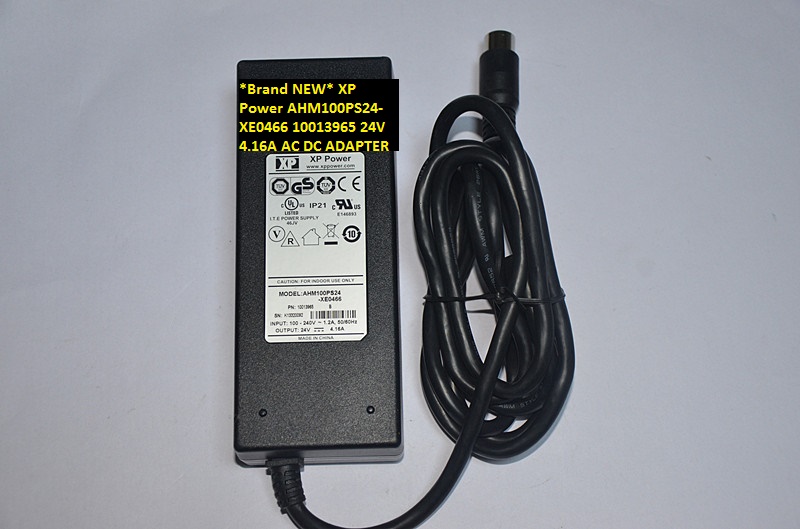 *Brand NEW* AHM100PS24-XE0466 24V 4.16A AC DC ADAPTER 8 pin XP Power 10013965